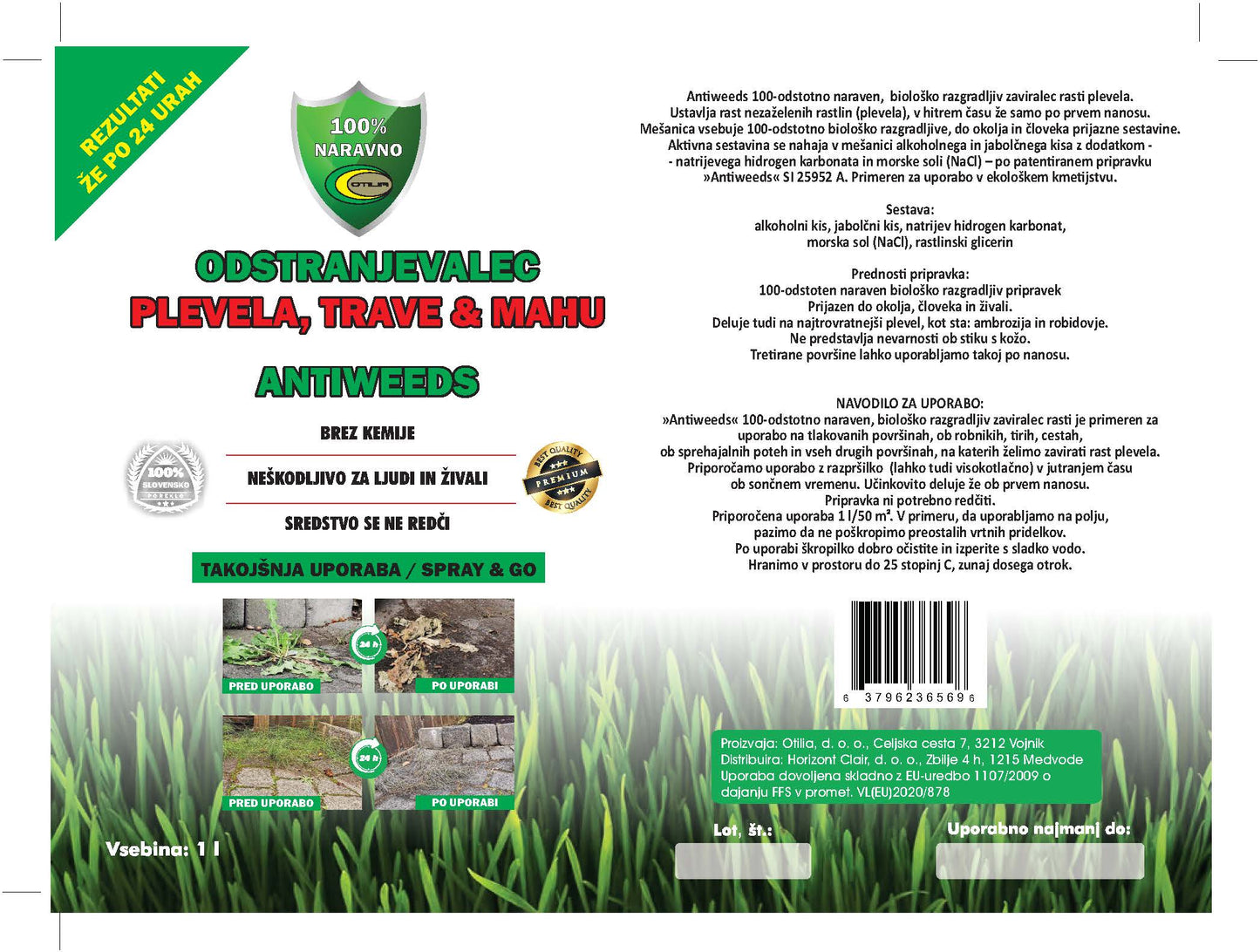 Sredstvo proti plevelu - ANTIWEEDS